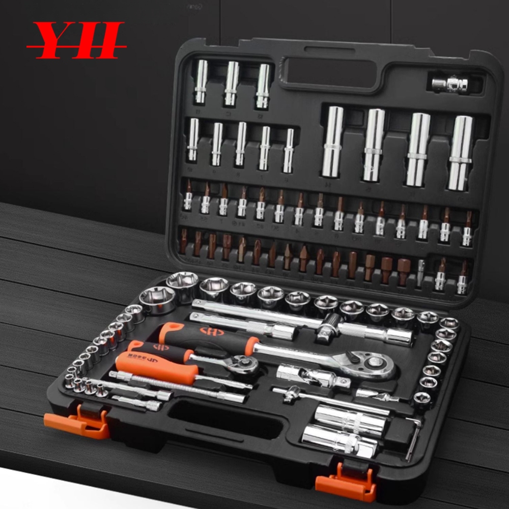 YH-Kit 172/108 Peças Jogo Caixa De Ferramentas Chave Soquete  Multi Funções