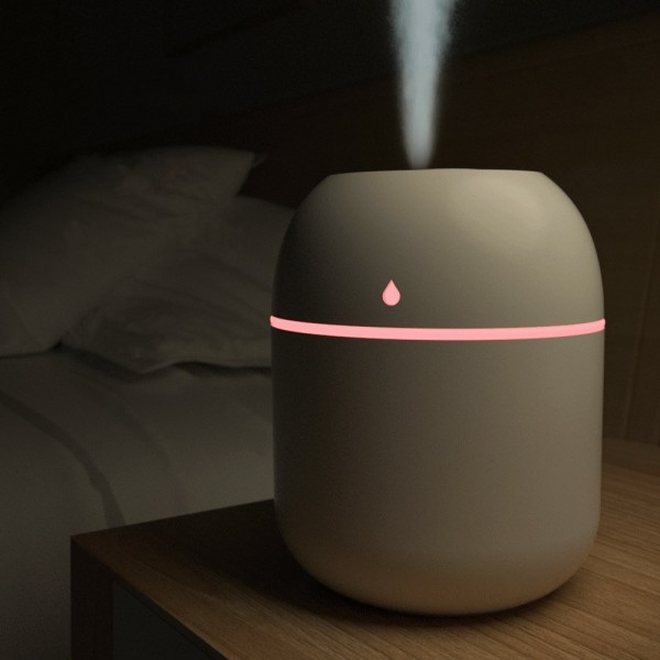 2 KIT Umidificador Ultra Sônico Portátil 220ML Perfeito para Casa e Escritório Promoção