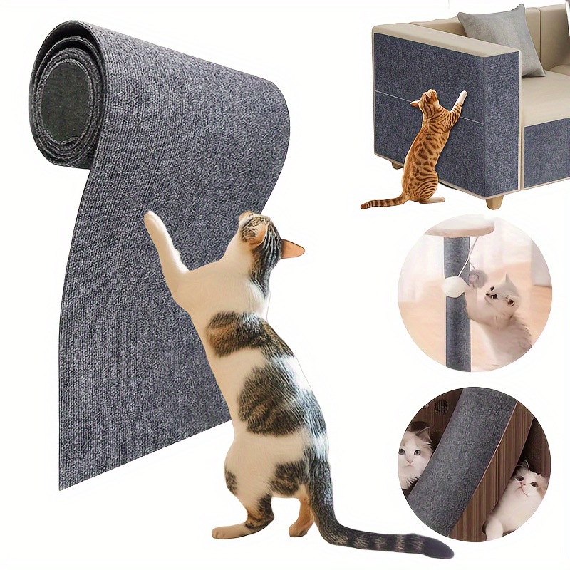 Arranhador Adesivo GRANDE em Carpete para Gato - Protetor de Sofá Cama Box e Parede - 40x100cm, 40x200cm em Oferta na Shopee