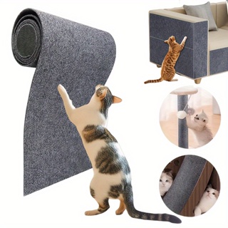 Arranhador Adesivo GRANDE em Carpete para Gato - Protetor de Sofá Cama Box e Parede - 40x100cm, 40x200cm em Oferta na Shopee