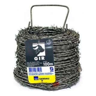 Arame Farpado para cerca sítio lote fazenda Gir 1,6mm 100 metros Gerdau em Oferta na Shopee
