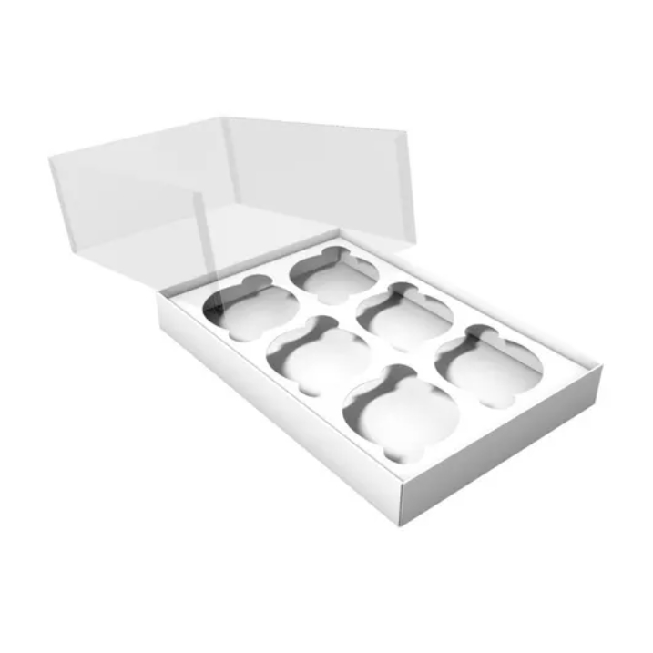 20 X Caixa Para 6 Cupcake em Oferta na Shopee