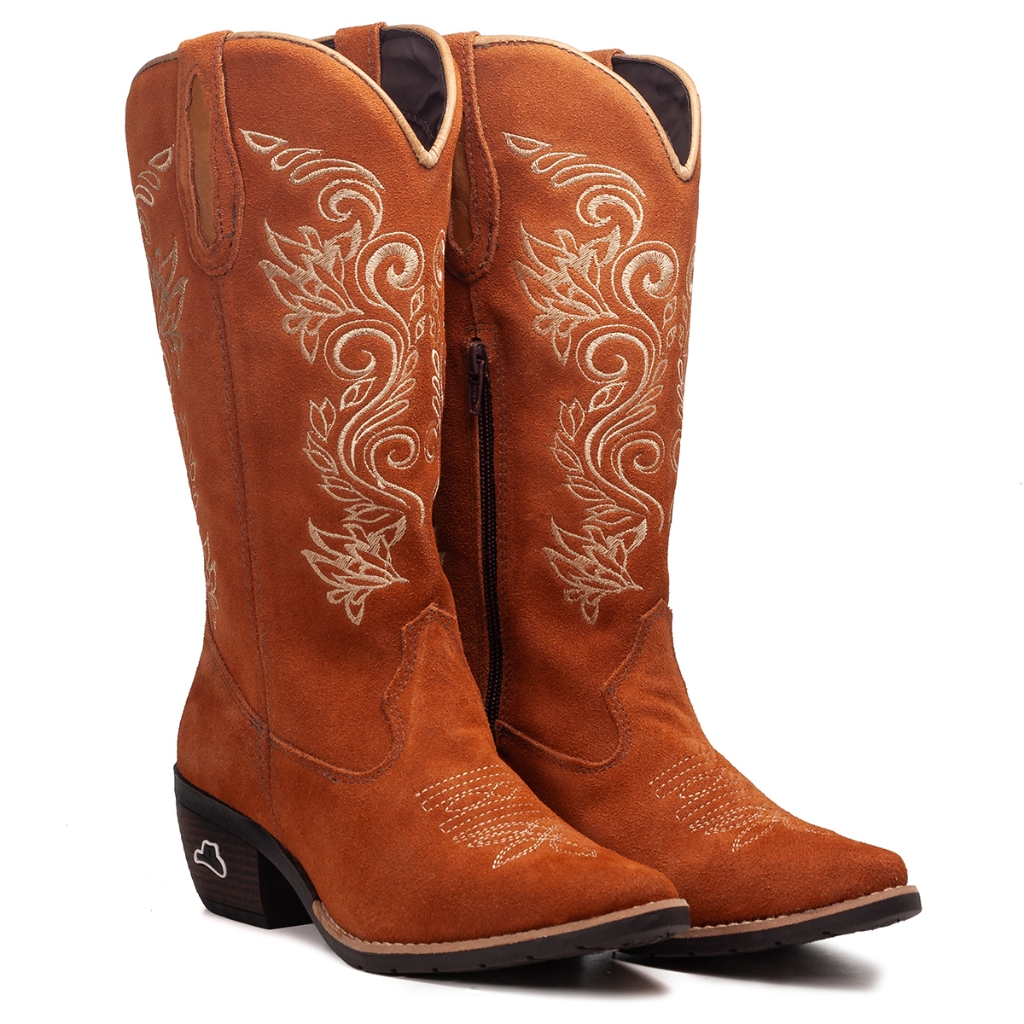 Bota Cano Longo Salto Fino Baixo - Comprar com Melhor Preço em Botas