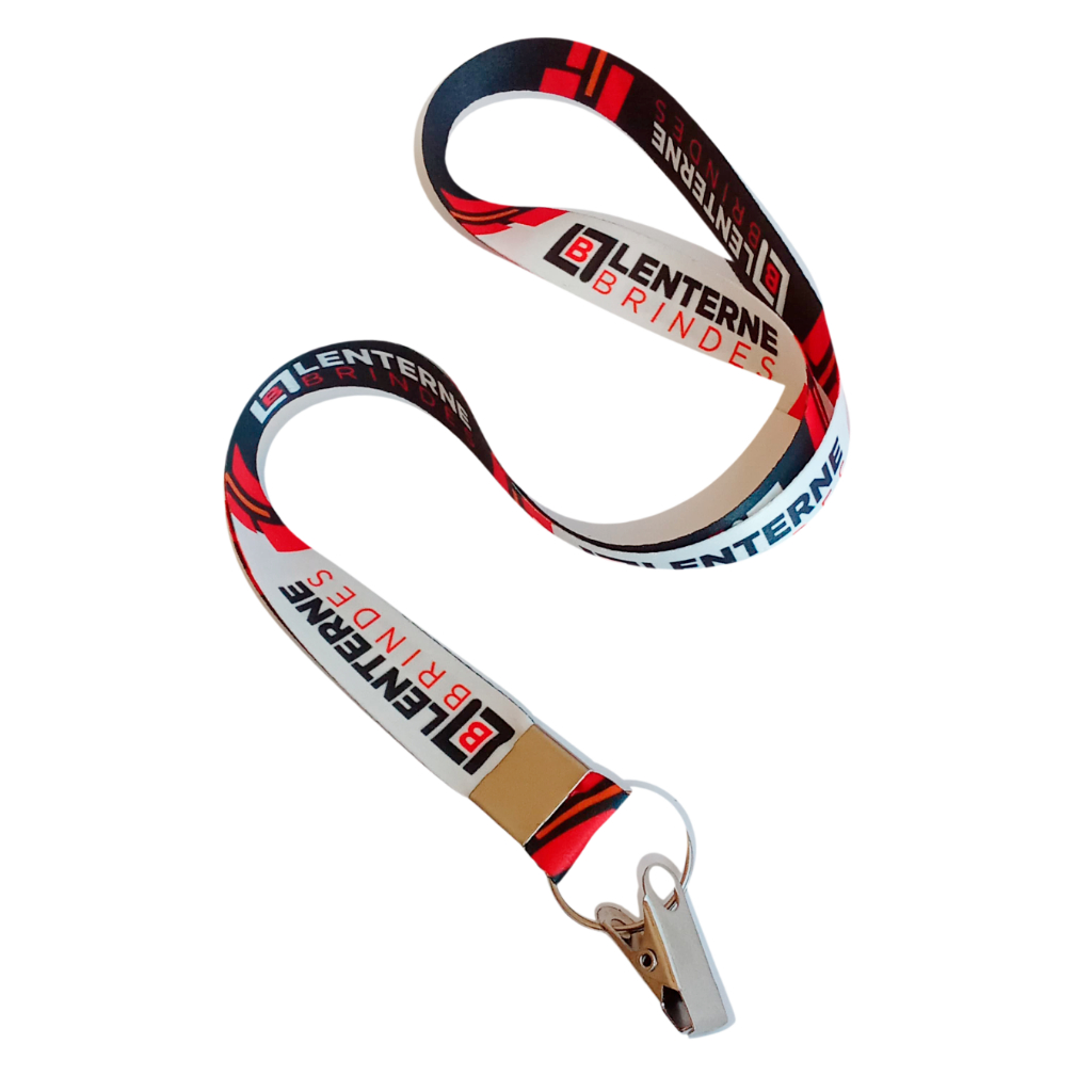 10 Cordões Personalizado Digital Para Crachá 20 Mm