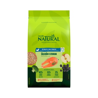 GUABI NATURAL CAO AD MINI E PEQUENO SALMAO E CEVADA 10,1KG em Oferta na Shopee