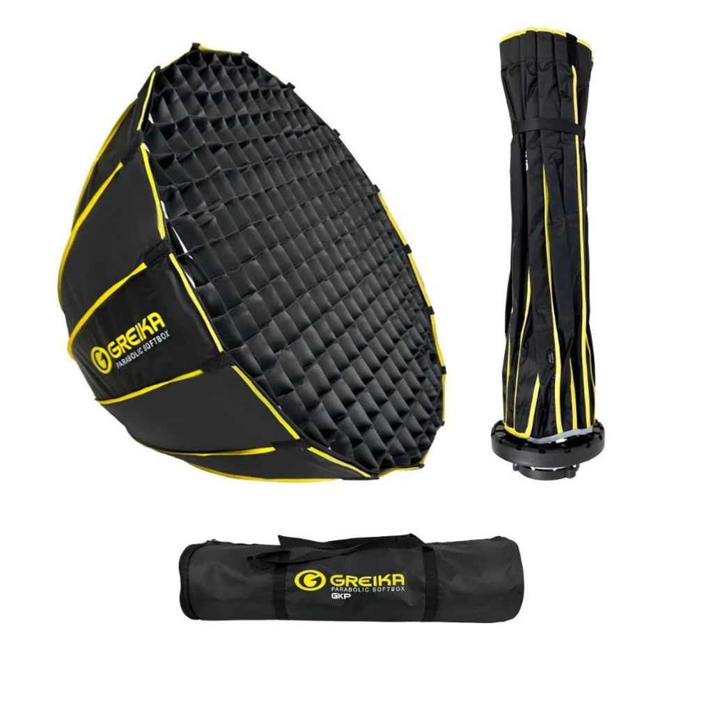 Softbox Parabólico Bowens 120cm Greika Gkp-120 C/Grid