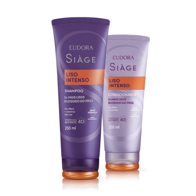 Siage Liso Intenso Shampo+Condicionador-Eudora