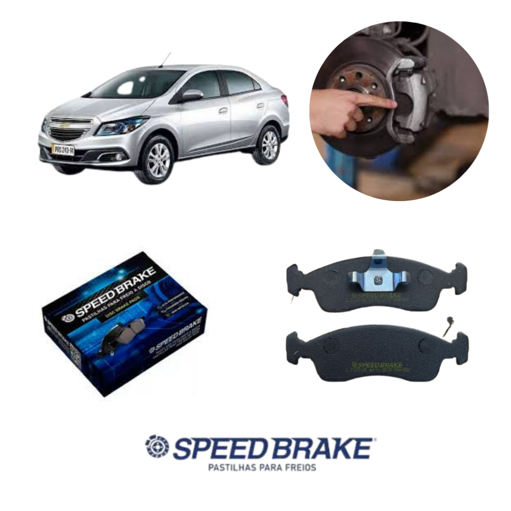 Pastilhas De Freio Gm Prisma 1.0 e 1.4 2012>2019