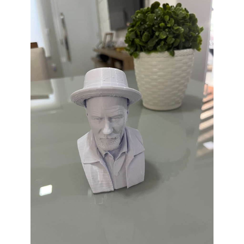 Busto Dr. Write Breaking Bad decoração aproximadamente 15 cm