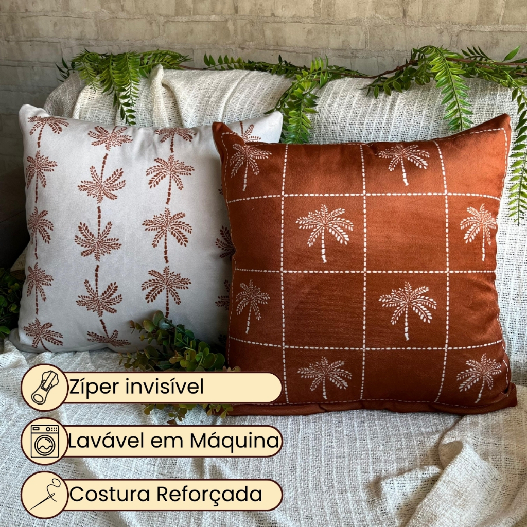 Capa Almofada 45x45 Terracota: Onde Comprar | BuscaProdutos