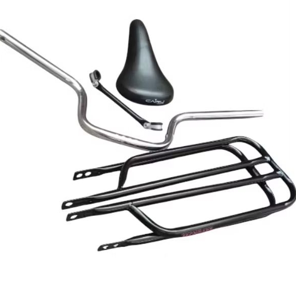 Kit Montadinha Garupa/Guidão de moto/Banco Cairu/Barrinha de Guidão