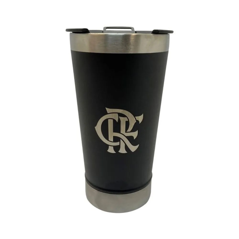 Copo Térmico Flamengo Preto C/ Abridor