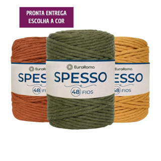 Barbante EuroRoma Spesso Extra 48 Fios 1kg 127m - LANÇAMENTO PROMO em Oferta na Shopee