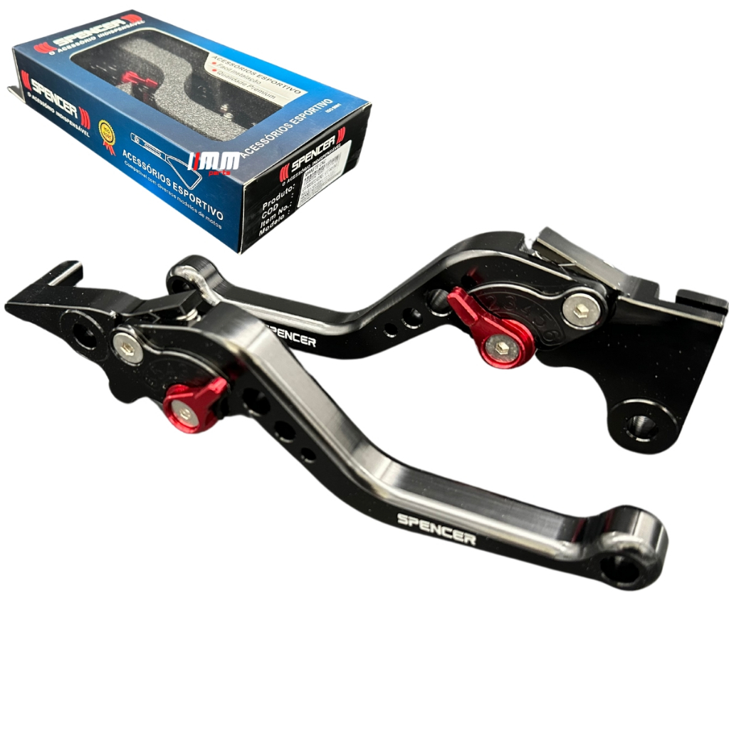 Manete Spencer Cb 300f Twister Esportivo Aluminio Par Honda 2023+