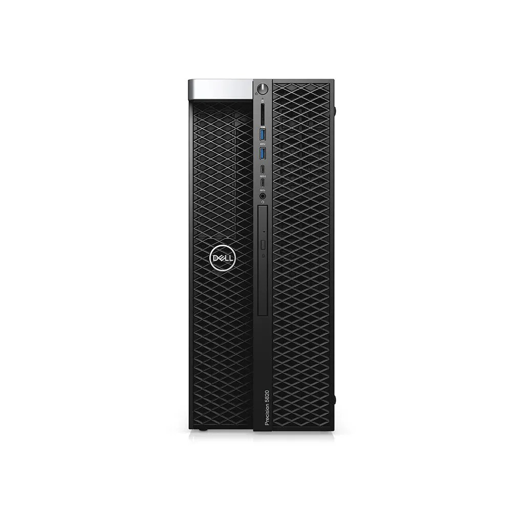 Workstation Dell, Precision 5820, Xeon W-2123, 3.60GHz, 64GB, SSD-256GB + HD-1TB, NVIDIA 8GB