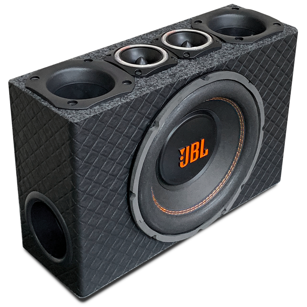 Caixa Trio De Som Automotivo Slim Subwoofer Jbl 10 Polegadas - Porta Malas Alto Falante em Oferta na Shopee
