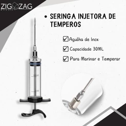 Seringa Injetora de Temperos - 30ml