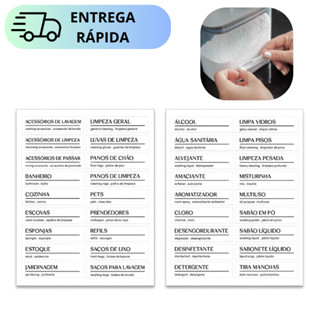 Etiquetas Adesivas Para Lavanderia Limpeza 36 Unidades em Oferta na Shopee