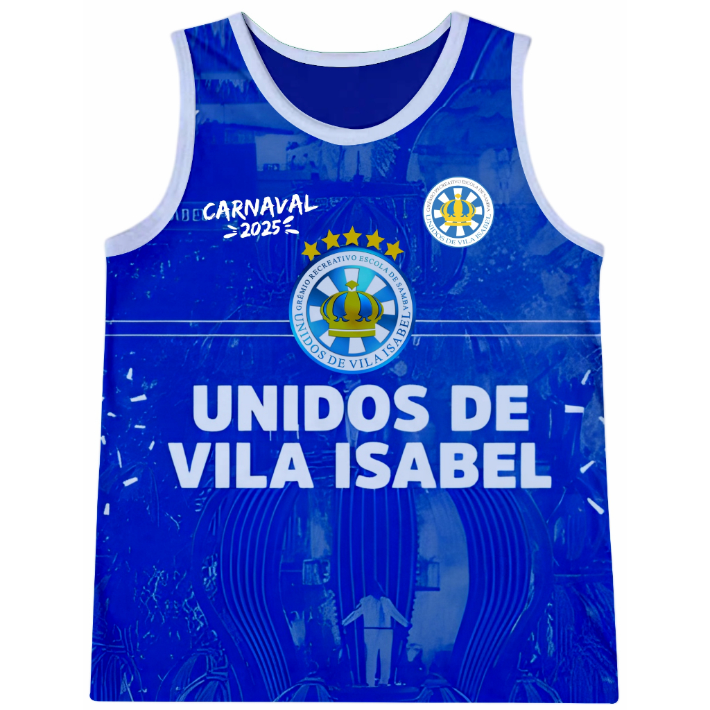 Camisa sem manga Abadá Carnaval Unidos de Vila Isabel