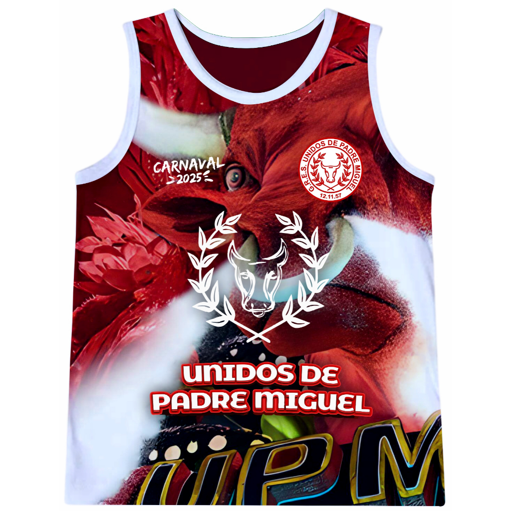 Camisa sem manga Abadá Carnaval Unidos de Padre Miguel