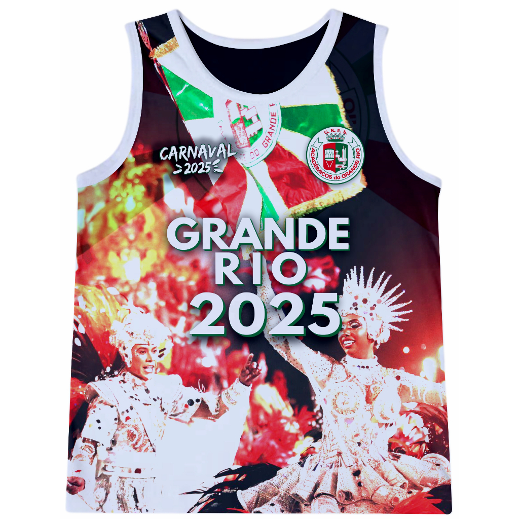 Camisa sem manga Abadá Carnaval Grande Rio