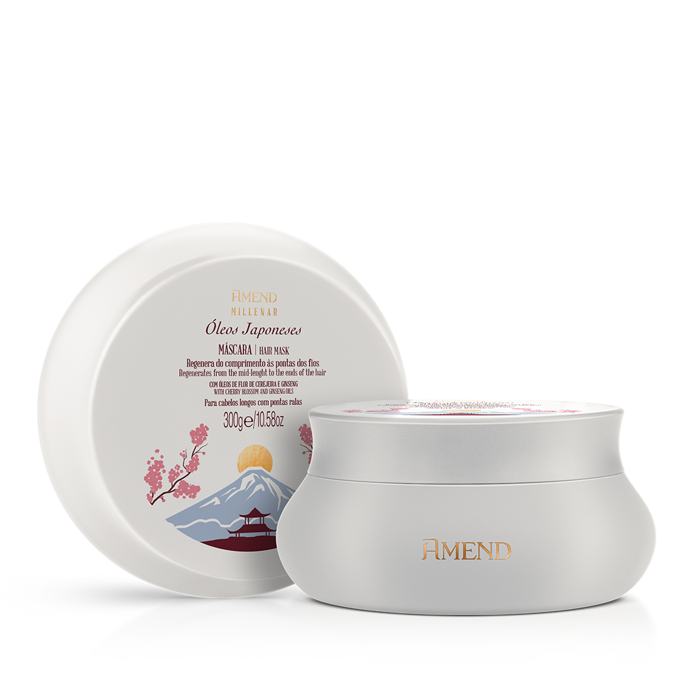 Amend Millenar Óleos Japoneses Máscara de 300g - Beauty