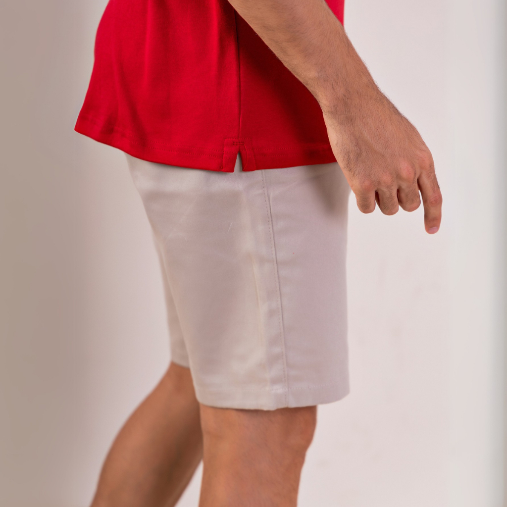 Bermuda Masculina Brim Bolso Inclinado Esporte Fino Bermuda Social Sarja · foto 2