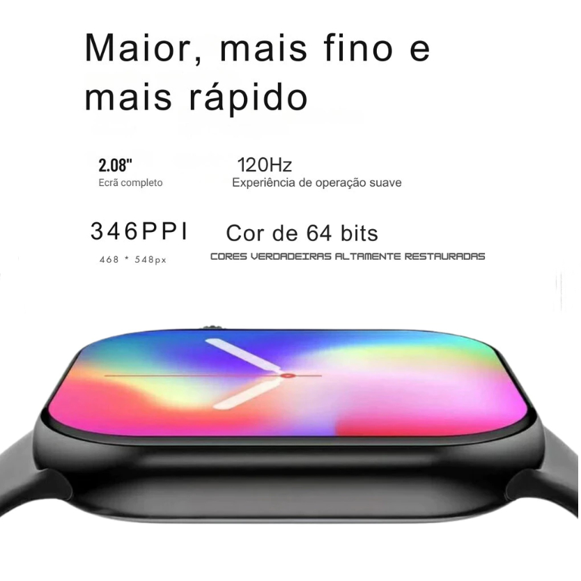 Smartwatch Relógio Inteligente S10 Serie 10   Amoled Relógios masculinos e femininos - detalhe