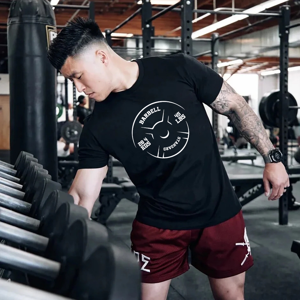 Camiseta Oversized Ou Básica Estampa De Academia Maromba Gym Treino Pesado PP ao G1
