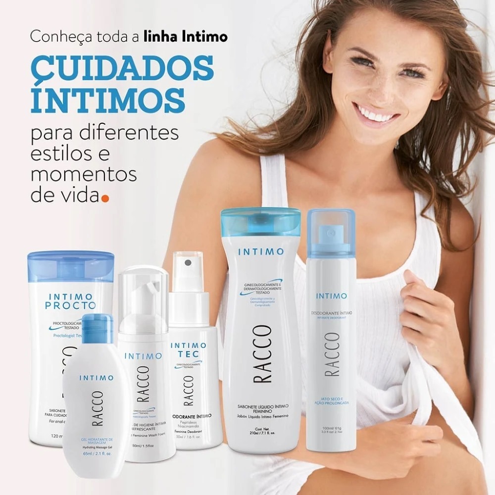 Sabonete Íntimo Líquido Racco// Linha Racco
