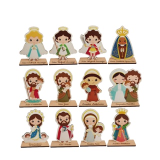 kit Santinhos católicos lembrancinha Mdf 3mm adesivado e laminado 20/30 un em Oferta na Shopee