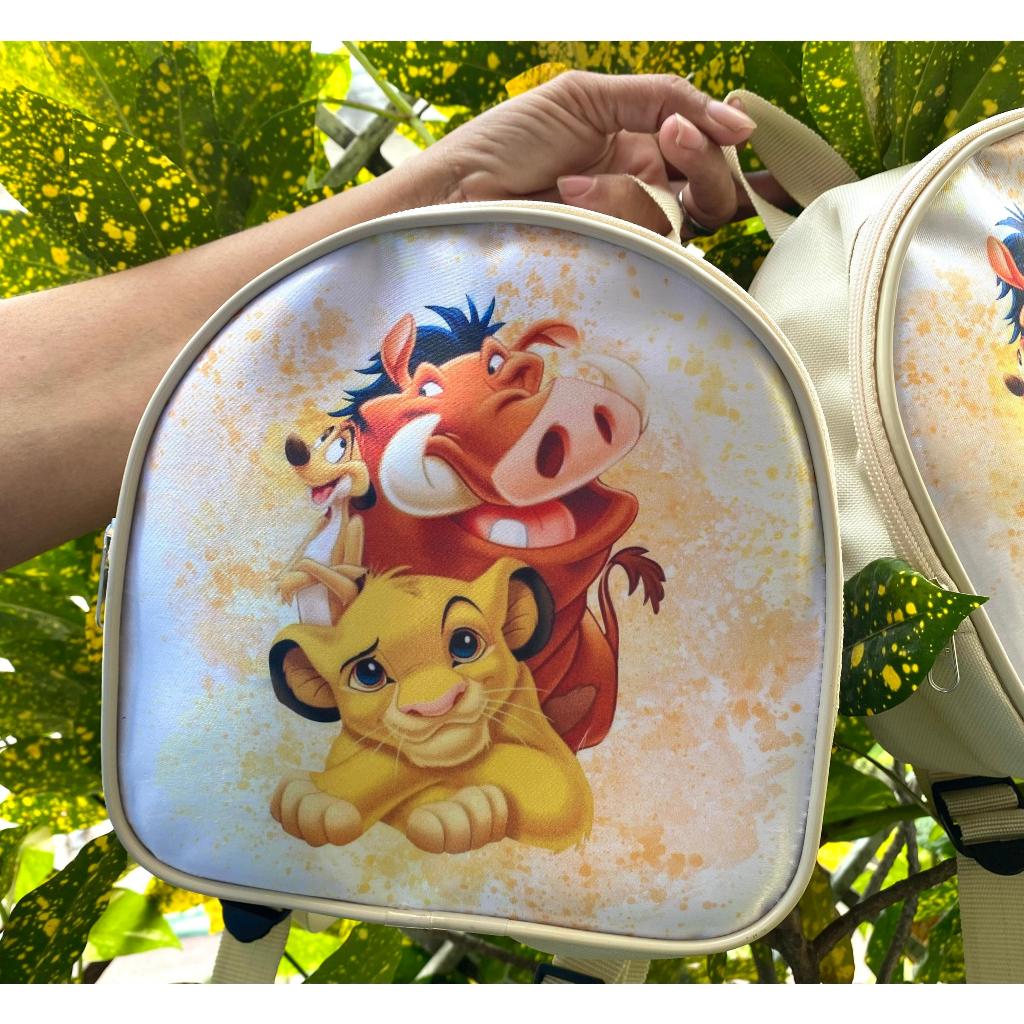 10 mochilinhas tema rei leão para festa infantil - lembrancinha de aniversario - bolsinhas personalizadas tema rei leao