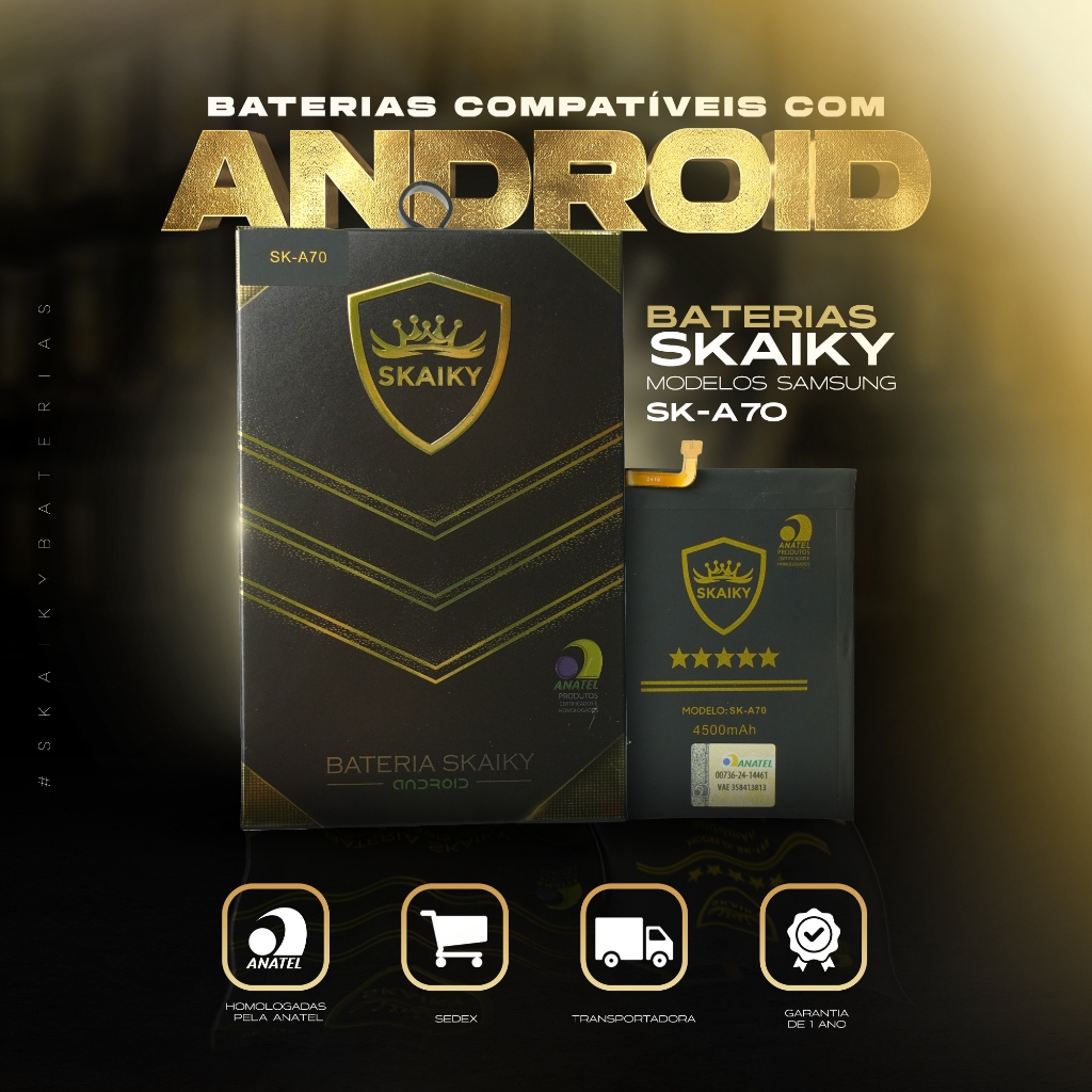 Bateria Oficial Skaiky A70 Compativel Com SAMSUNG A70 A705