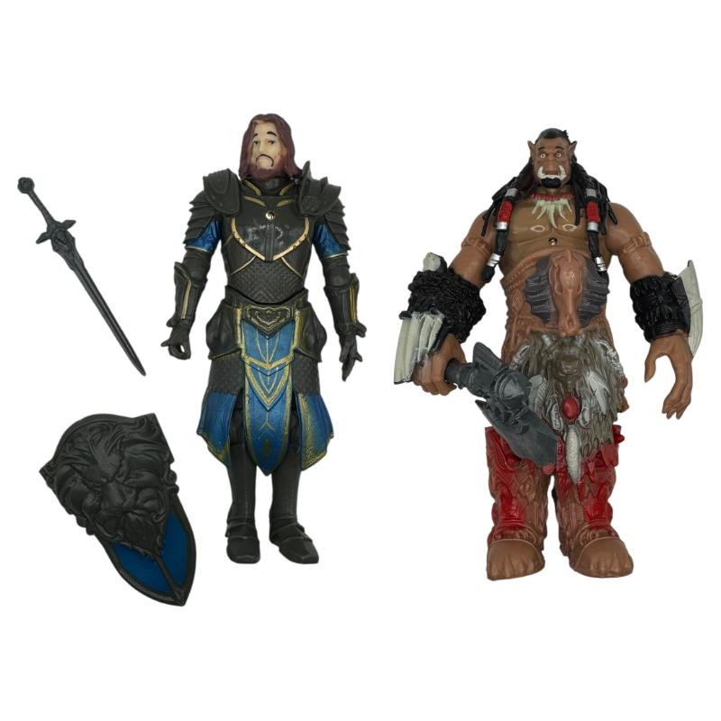 Boneco Colecionável Figure Action 17CM - World Of Warcraft Medivh Durotan Anduin Lothar Blackhand - WW01