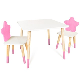 Kit Mesa e 2 Cadeiras Infantil Estrela em Oferta na Shopee