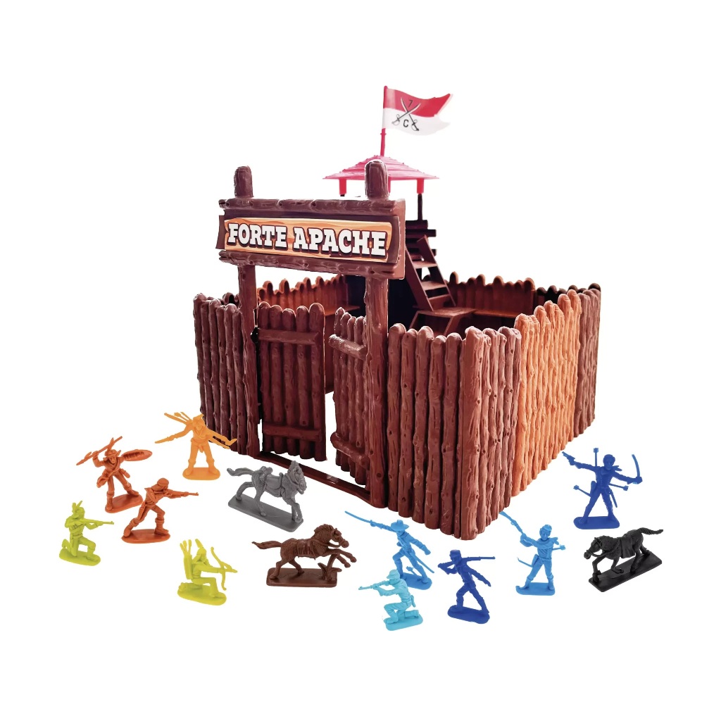 Acampamento Forte Apache Kids Figuras Coloridas - Gulliver