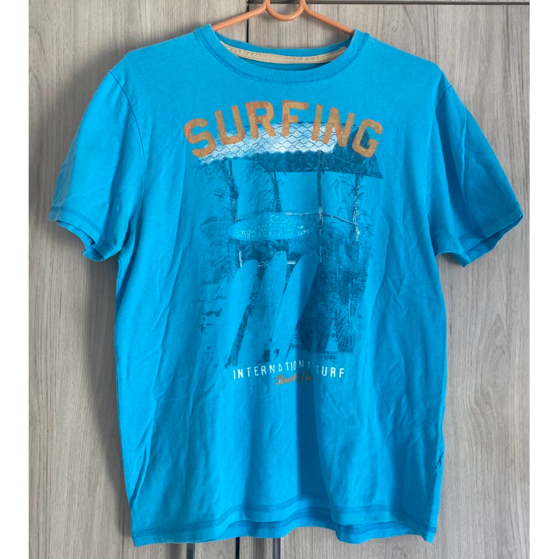 Camisa Azul Internacional Surf Brooksfield TAM 14.