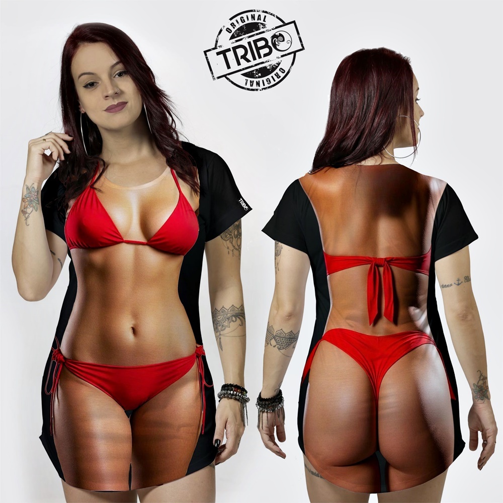 Vestido corpo sarado estilo biquíni festa réveillon, evento P ao G2 (Escolha seu tecido)