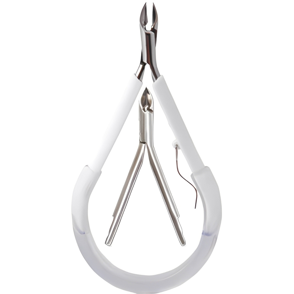 Alicate Para Cutícula Delicate Aço Inox + Lamina Extra Mod 625 em Oferta na Shopee