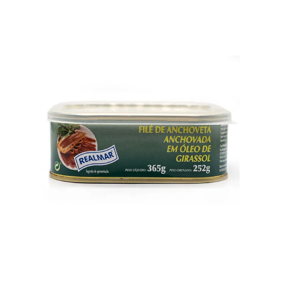 Anchova Peruana File No Óleo Realmar (liq365g/dren252g)