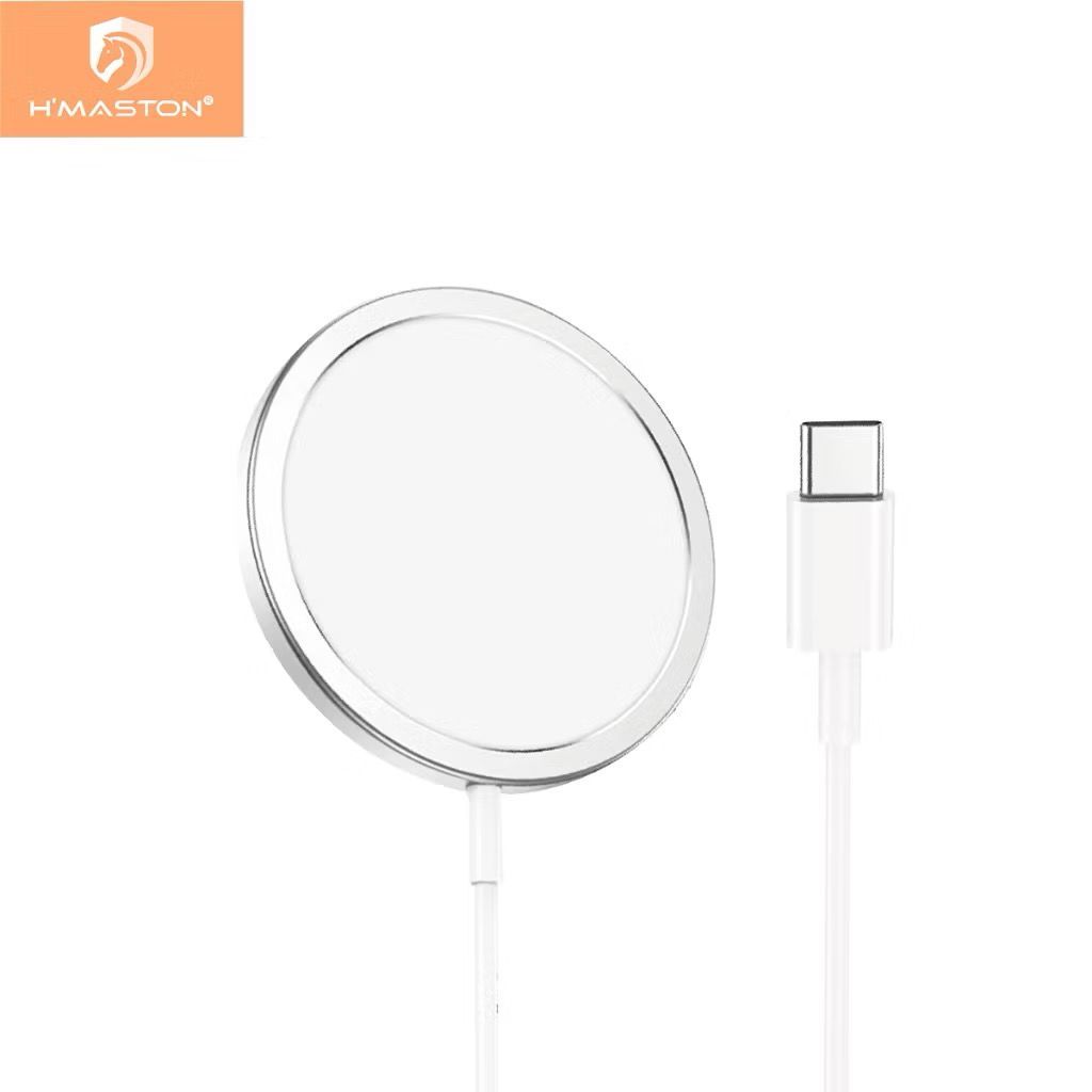 H'maston YD-11 Carregador Sem Fio Magnético 20w Tipo C Magsafe Tipo C De Carregamento Rápido Redondo