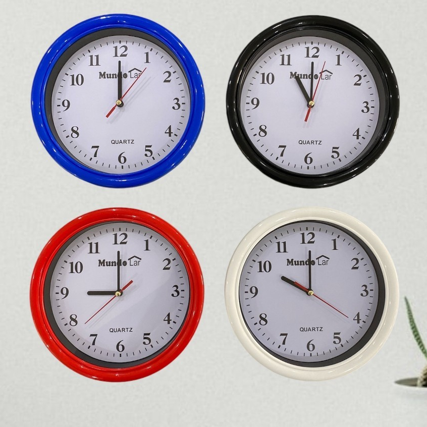 RELOGIO de parede 20 CM Silencioso Moderno Sala Escritório em Oferta na Shopee