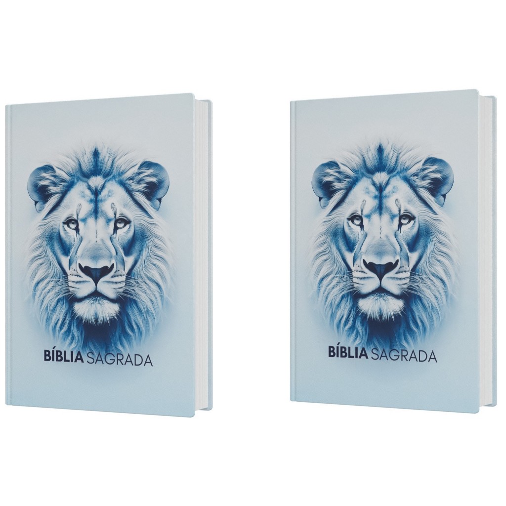 Kit Bíblia Sagrada | NVI | Leão Luz | 2 Unidades em Oferta na Shopee