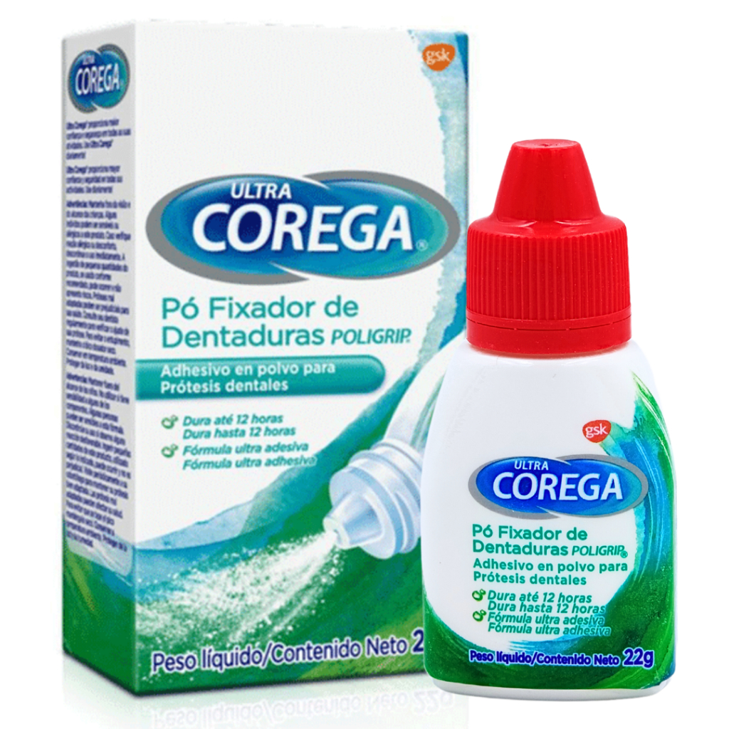 Fixador Dentaduras Ultra Corega Pó 22g 12hrs Melhor Preço