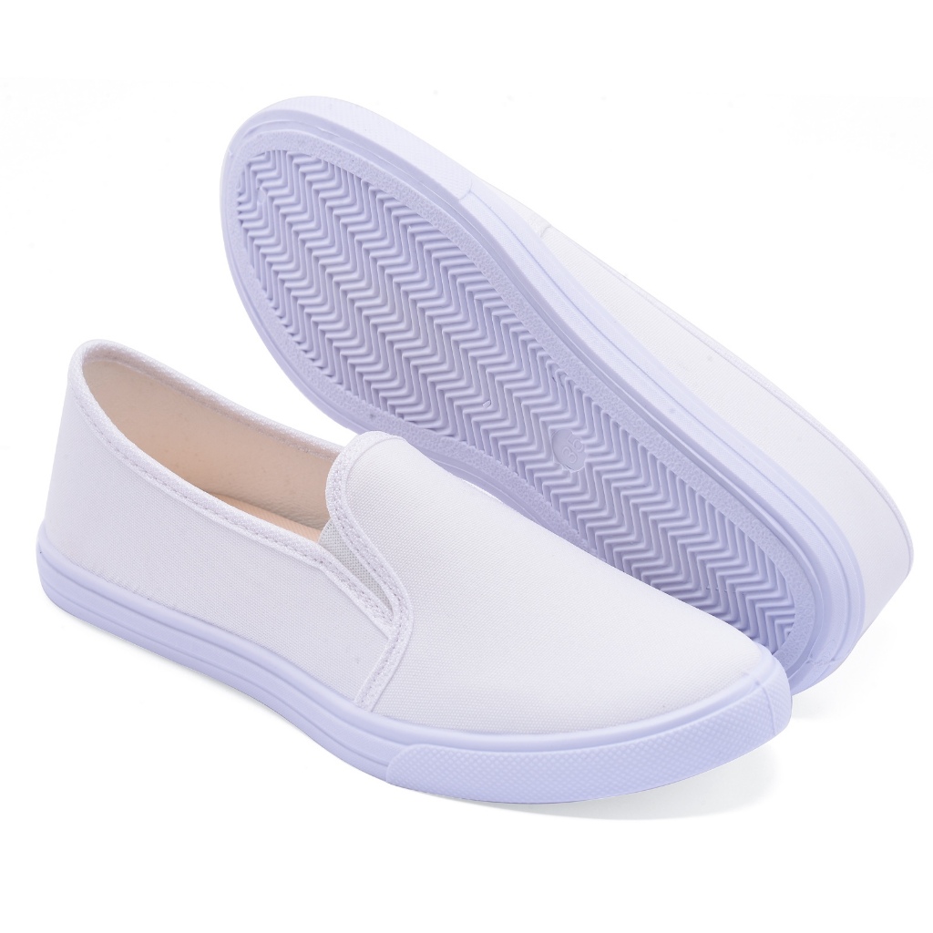 Tênis Feminino Confortável Iate Slip On Casual Calce Fácil em Oferta na Shopee