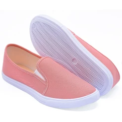 Tênis Feminino Casual Iate Slip On Calce Fácil Confortável - Envio Imediato