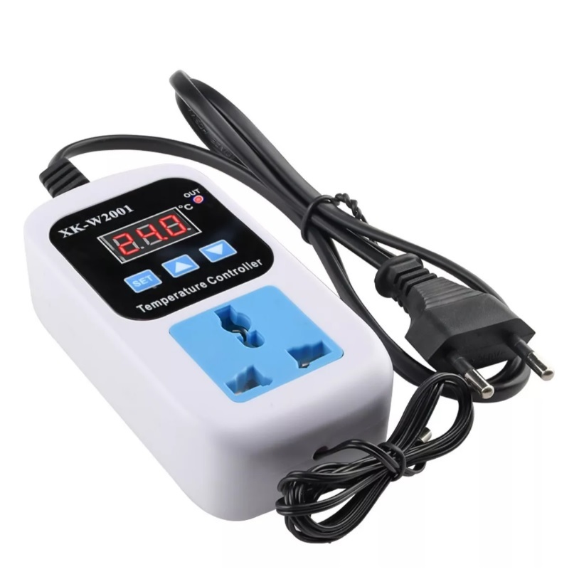 Termostato Digital Com Tomada E Plugue Fácil Instalação em Oferta na Shopee