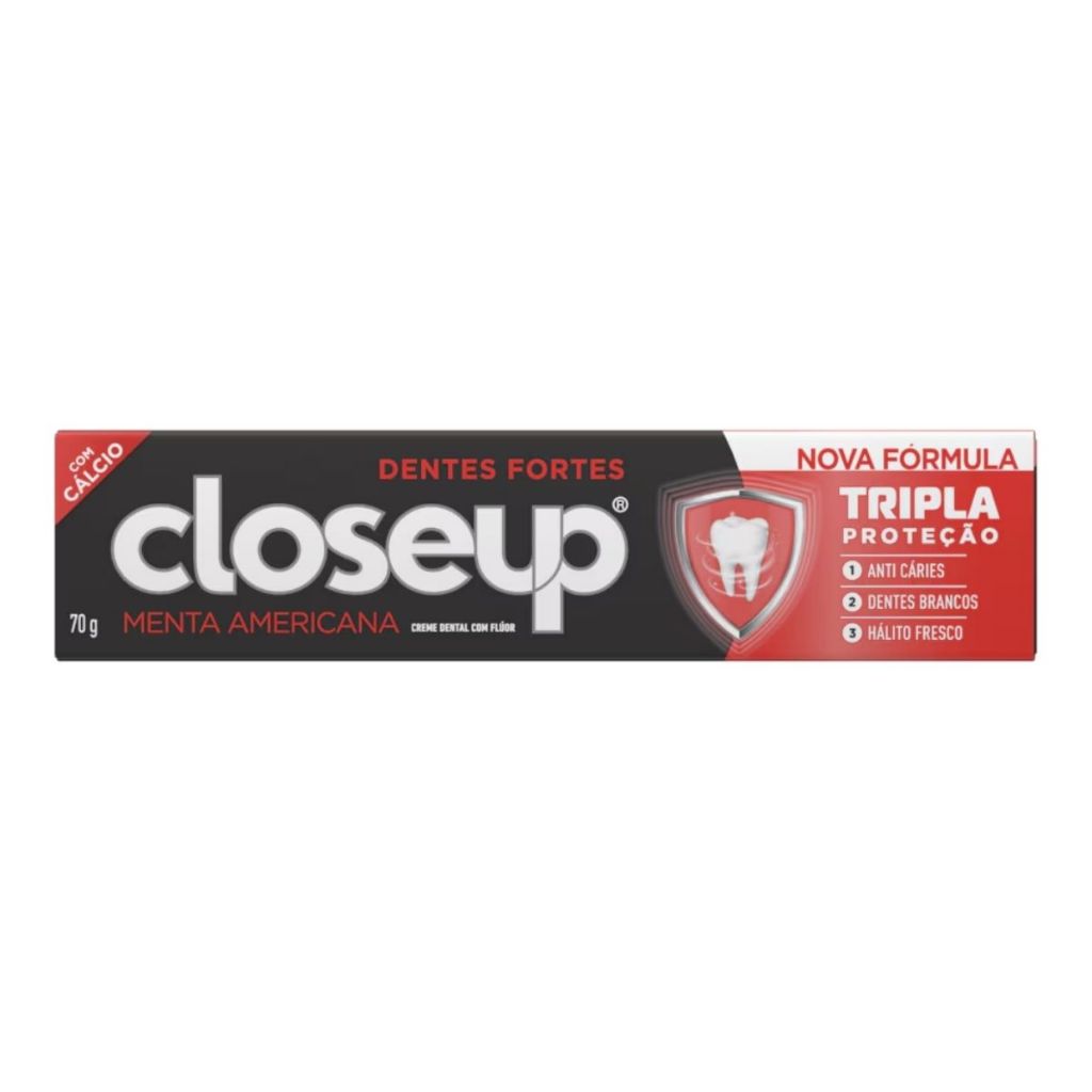 Creme Dental Closeup Triple Menta Americana Com 70g