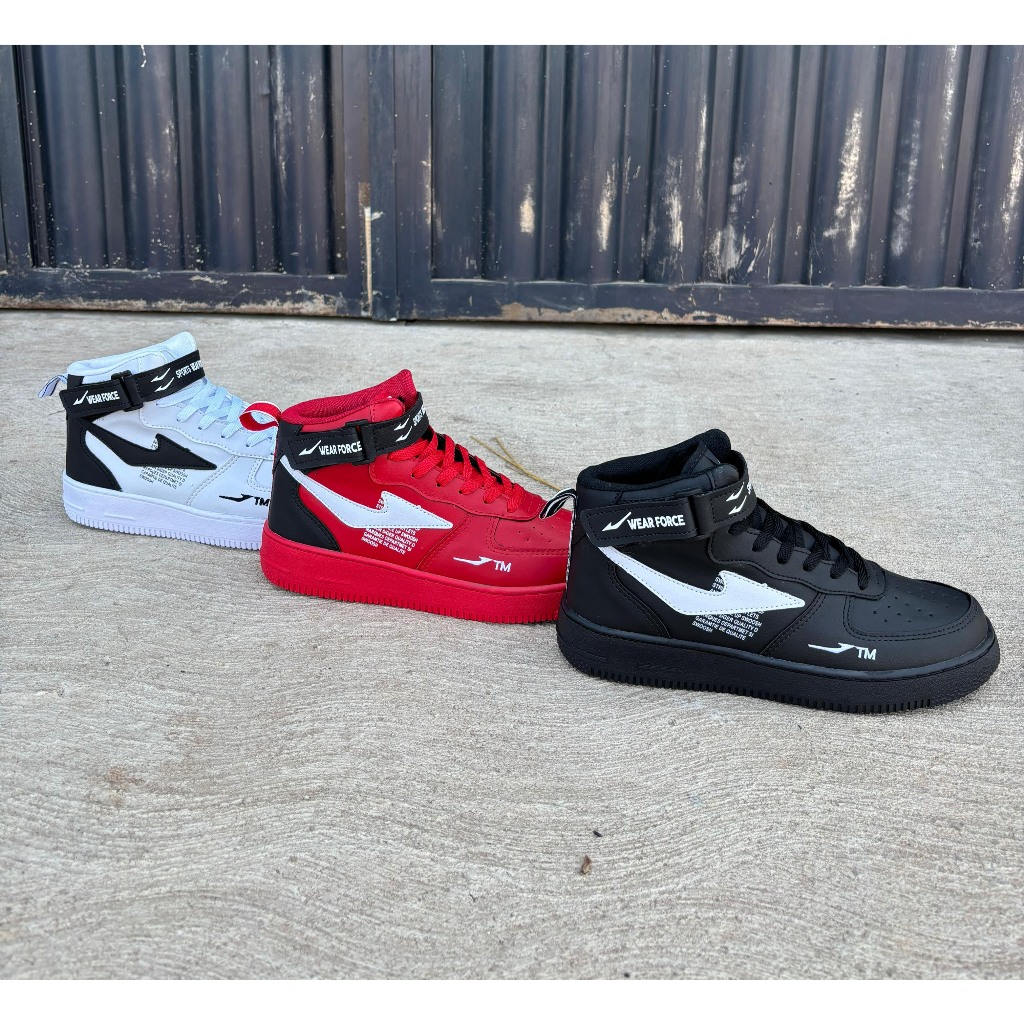 KIT 3 Pares bota cano medio fit unisex masculino feminino treino academia