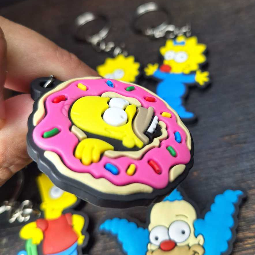 Chaveiro Simpsons Homer Lisa Bart Maggie Palhaço Krusty, 5 MODELOS para escolher - Envio Rápido